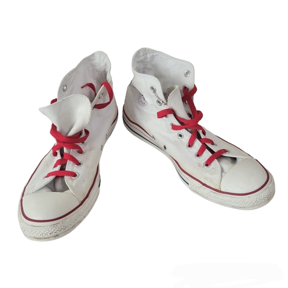 Converse Men's Chuck Taylor hi top white sneakers